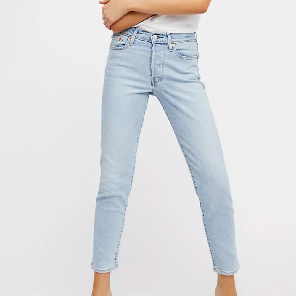 Levi's Wedgie Icon High-Rise Jeans Bauhaus Blues